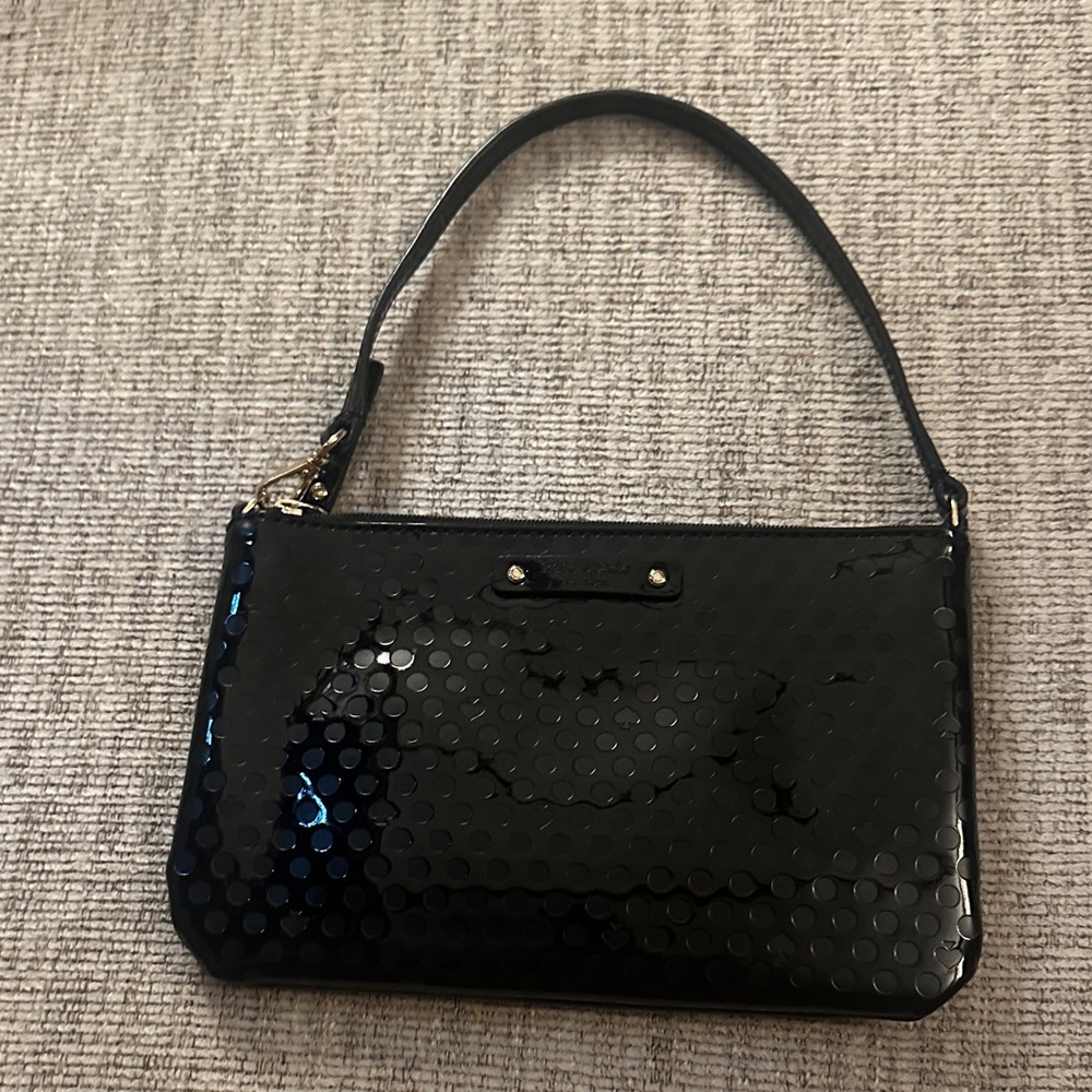 Kate Spade Black Clutch Wristlet with Sleek Design